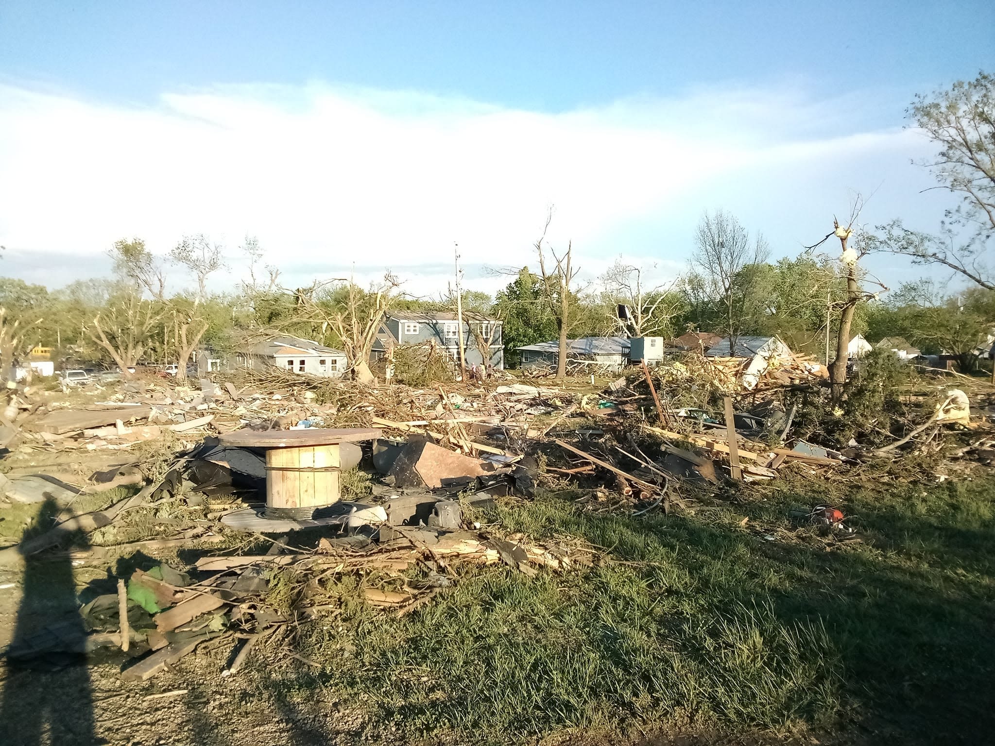 Kansas man captures video of deadly Westmoreland tornado spinning right above him