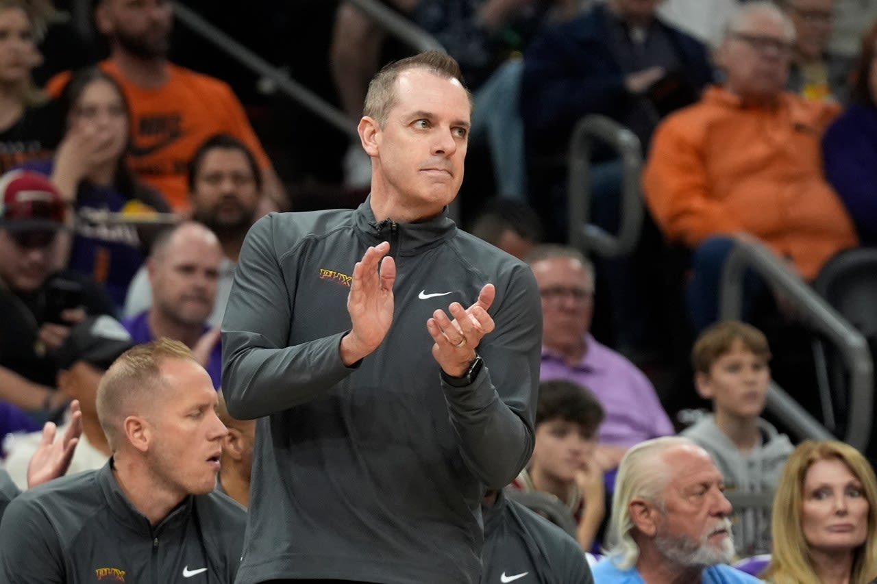 Suns owner Mat Ishbia says franchise is doing ‘excellent.’ He’s quiet on coach Frank Vogel’s future