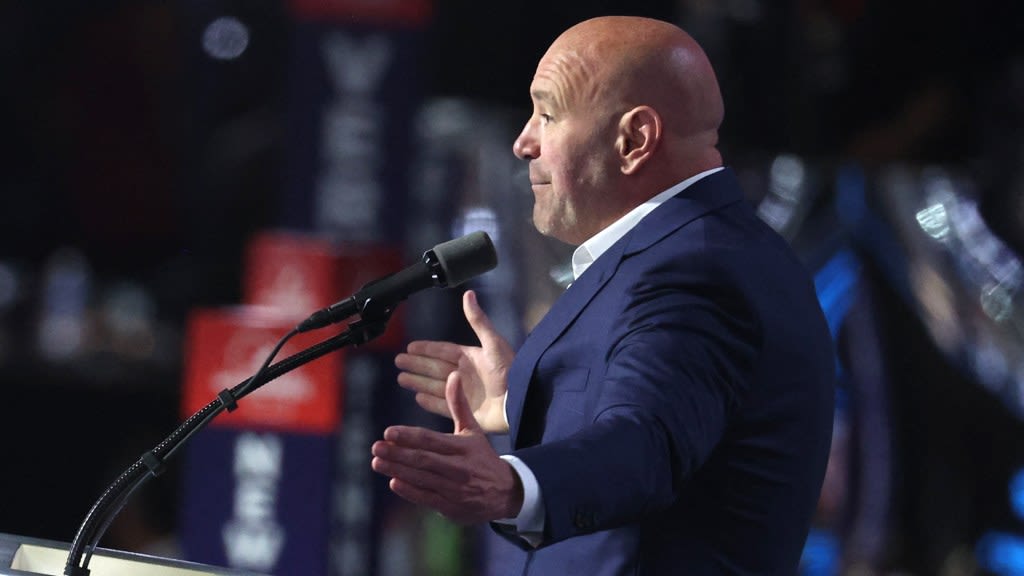 Dana White rallies for Donald Trump re-election at RNC: 'I'm going to choose real American leadership'