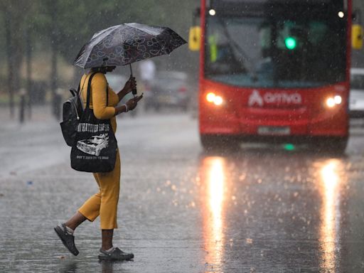 Met Office extends UK weather warning as thunderstorms batter southern England