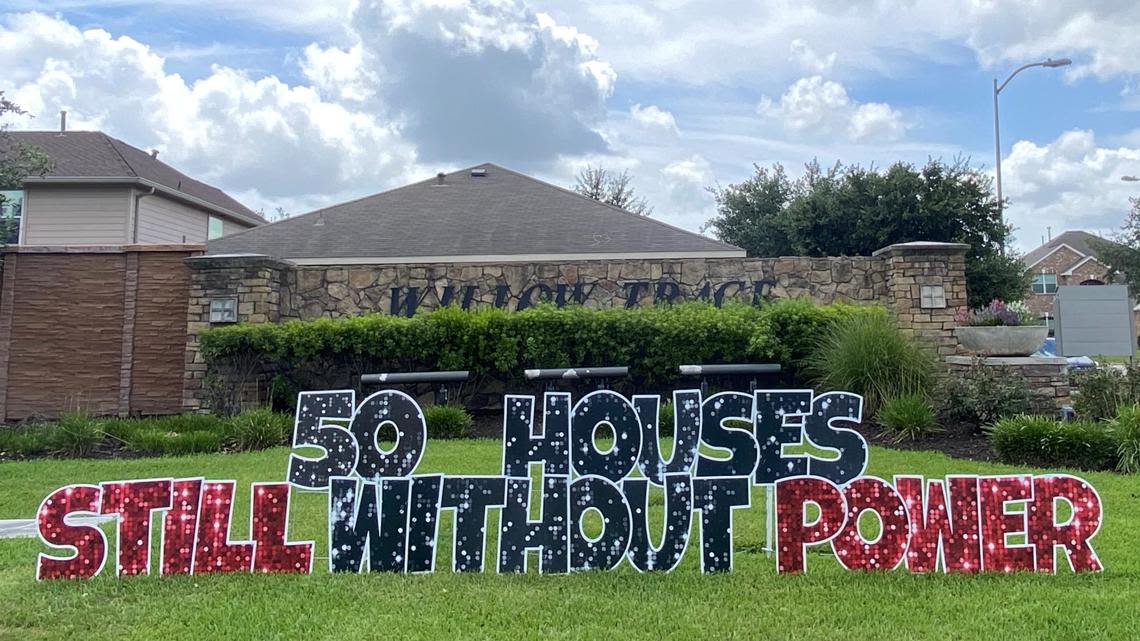 Power for CenterPoint customers living in "nested outages" might not be restored until the end of this week