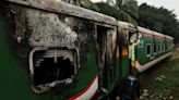 Bangladesh protesters set train on fire amid opposition strike