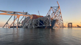 AG Brown tours site of Key Bridge collapse