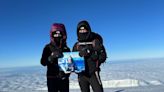 Sisters honour late father by recreating summit photo