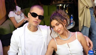 Pregnant Hailey Bieber Shows Off Baby Bump in Crop Top While Out With Husband Justin Bieber