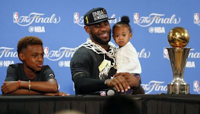 LeBron James touts 'legacy' after Lakers draft son Bronny