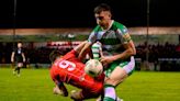 Ten-man Shelbourne remain in top spot after holding Shamrock Rovers to Tolka Park stalemate