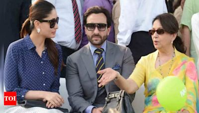 Kareena Kapoor Khan credits husband Saif Ali Khan and mother-in-law Sharmila Tagore for supporting her career and family life - Times of India