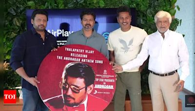 Prashanth expresses his gratitude to Vijay for joining 'Andhagan' promotions | Tamil Movie News - Times of India