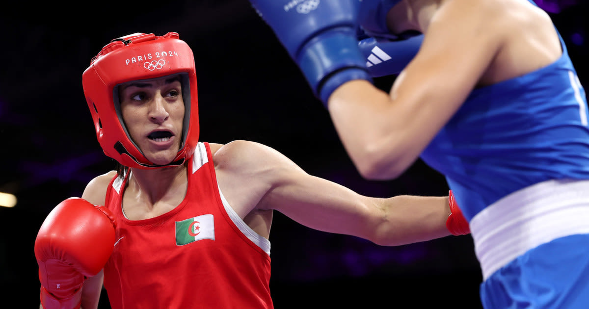 Boxer previously barred from women’s events wins fight after opponent quits in 46 seconds