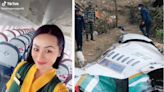 A TikTok video that appeared to be posted by a cabin crew member who died in the Nepal plane crash is going viral as people pay tribute to her