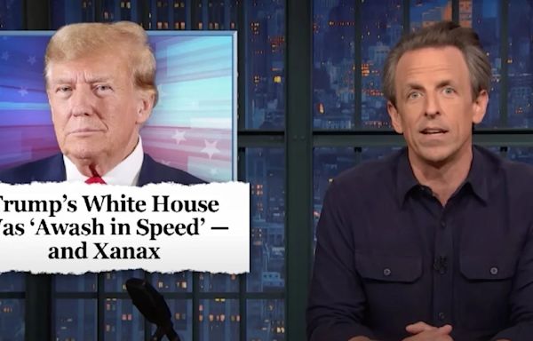 Seth Meyers Predicts One Substance Wouldn’t Come Up in a Trump Drug Test | Video