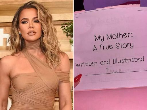 Khloé Kardashian reveals daughter True wrote a story about her for Mother's Day - Times of India