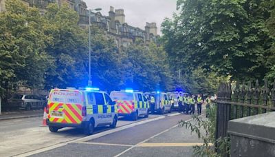 Man arrested as Glasgow police swarm south side park following 'disturbance'