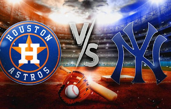 Astros vs. Yankees prediction, odds, pick - 5/9/2024