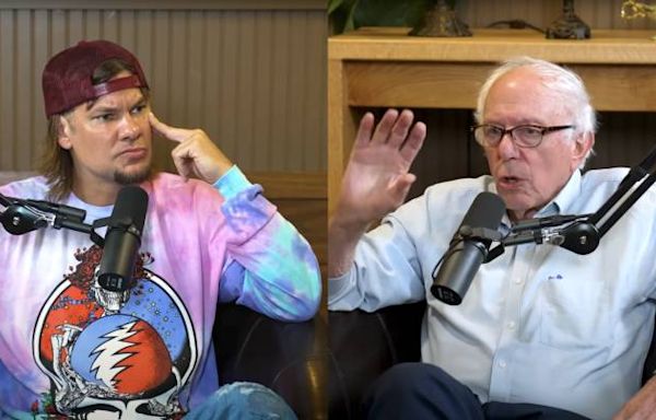 Bernie Sanders tells Theo Von half of cancer patients go bankrupt or broke, and he praises the Canadian system