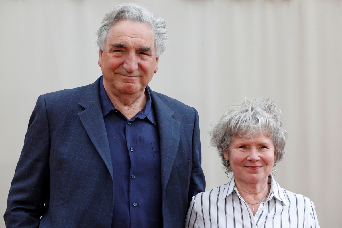 Imelda Staunton shares how she and Jim Carter maintain their marriage alongside acting careers