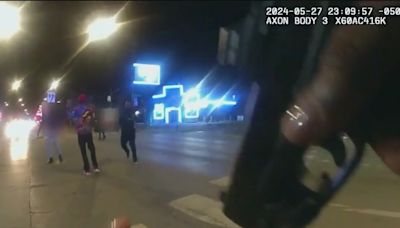Video shows fatal Chicago police shooting during knife attack