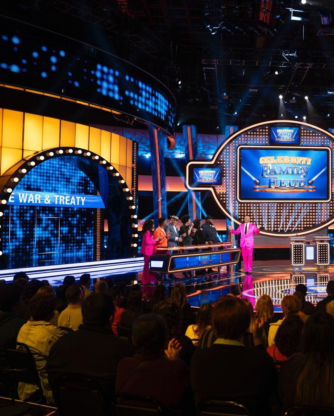 The War and Treaty, Earth, Wind & Fire, more on new episode of 'Celebrity Family Feud'