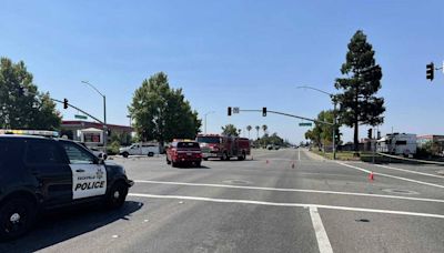 Vacaville motorcycle officer hospitalized after major traffic collision, CHP says