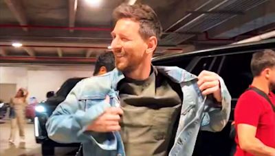 Una salida viral: Lionel Messi y los cracks de Inter Miami desembarcaron en la NBA