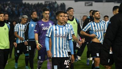 Racing con frustración y sin poder dar en la talla