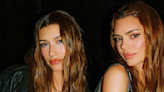 Kendall and Hailey look like twins with matching hair and makeup