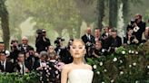 Ariana Grande Makes an Ethereal Return to the Met Gala in a Sweeping Loewe Gown