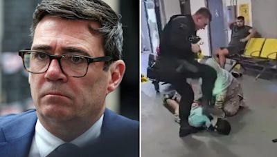 Vid of cop kicking man in Manchester Airport is 'not clear cut', says mayor