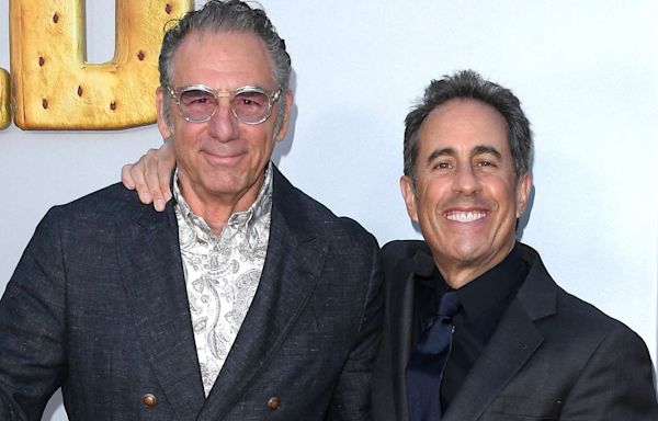 Jerry Seinfeld and Kramer Actor Michael Richards Have Rare Reunion 26 Years After 'Seinfeld' Finale