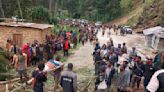 Emergency convoy takes provisions to survivors of devastating landslide in Papua New Guinea