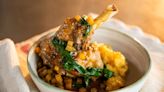 Braised lamb shank with bashed neeps recipe