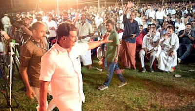 Anvar parleys with DMK and IUML leaders in Chennai ahead of the launch of his new party on October 6