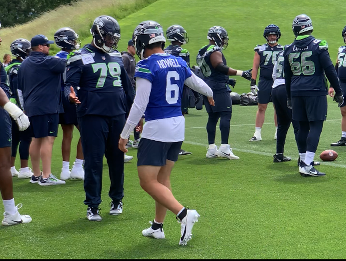 How Sam Howell’s doing as a Seahawks QB, why Howell likes Ryan Grubb’s new offense