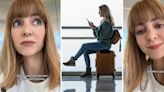 'I saw your number on your luggage tag': Woman receives shocking message while waiting for her flight