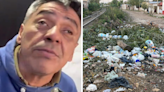 Tito vive en el barrio 12 de Octubre, está en silla de ruedas y padece la acumulación de basura y el abandono
