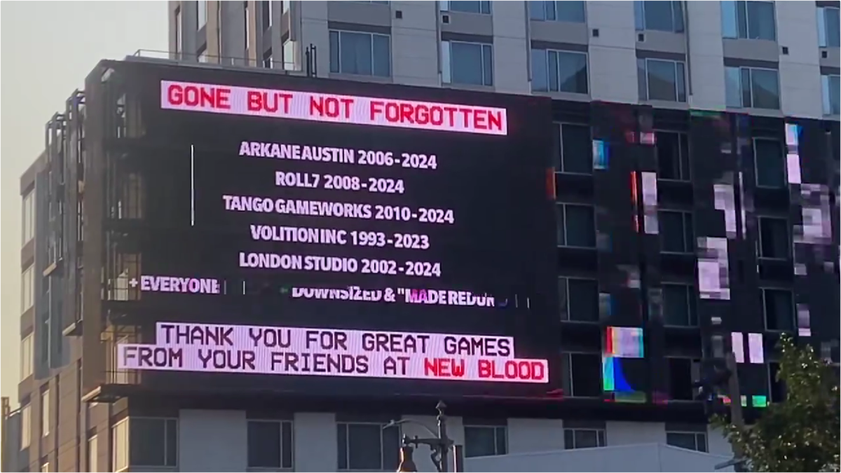 LA Billboard Shouts Out 'Gone But Not Forgotten' Game Studios Ahead of Major Showcases