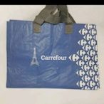 請先洽即時通預定 (全新，1個500)｜家樂福Carrefour 購物袋 (藍)