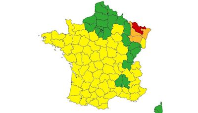 Météo : la Moselle en vigilance rouge pour pluie-inondation, trois départements en orange