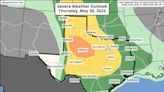 Severe weather continues Thursday in West Texas with chance of hail, wind, tornadoes