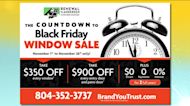 The countdown to Black Friday Sale on windows and doors ends soon!