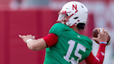 ‘It’s hard to miss them’: Nebraska quarterbacks praise spring work of wide receivers