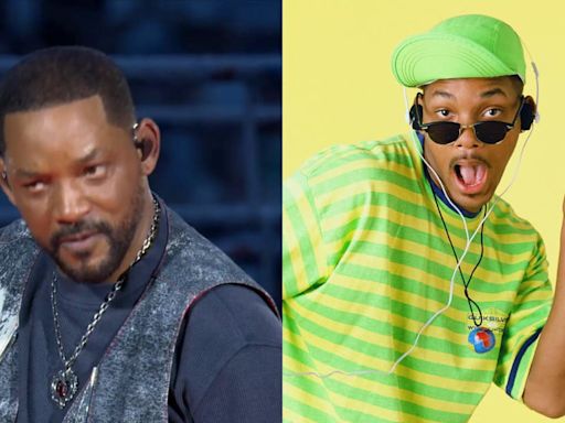 Will Smith performs the Fresh Prince of Bel Air theme song at boxing event