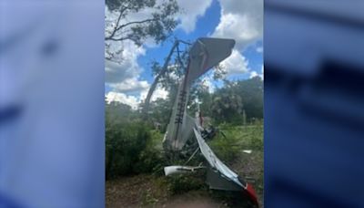 2 injured after small plane crashes in DeLand, officials say