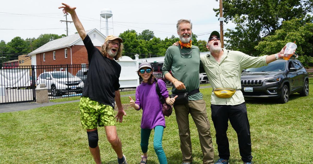 Thru-hikers in Troutville celebrate Appalachian Trail magic