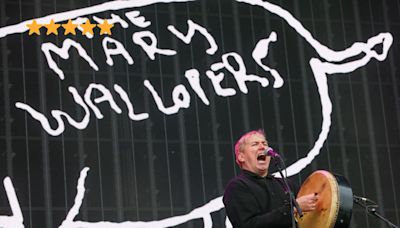 I saw The Mary Wallopers at TRNSMT - and they covered a Glasgow singer