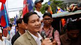 A leader of Cambodia's main opposition party jailed for 18 months for bouncing checks