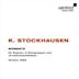 K. Stockhausen: Momente