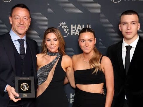 John Terry and wife Toni enjoy family night out with their rarely seen lookalike twins