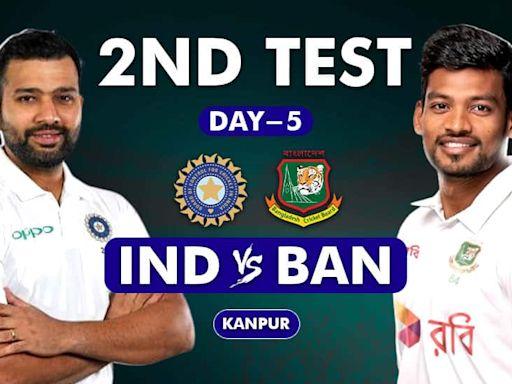 HIGHLIGHTS | IND Vs BAN Cricket Scorecard, 2nd Test Day 5: India Thrash Bangladesh By 7 Wickets To Seal Test Series